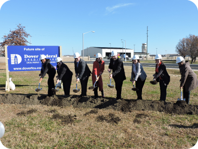 Ground Breaking Ceremony at the New Dover Air Force Base Branch