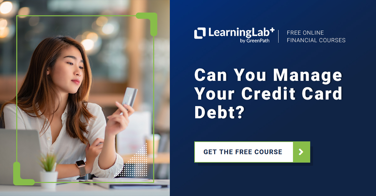 Can you Manage Your Credit Card Debt? Get the free course