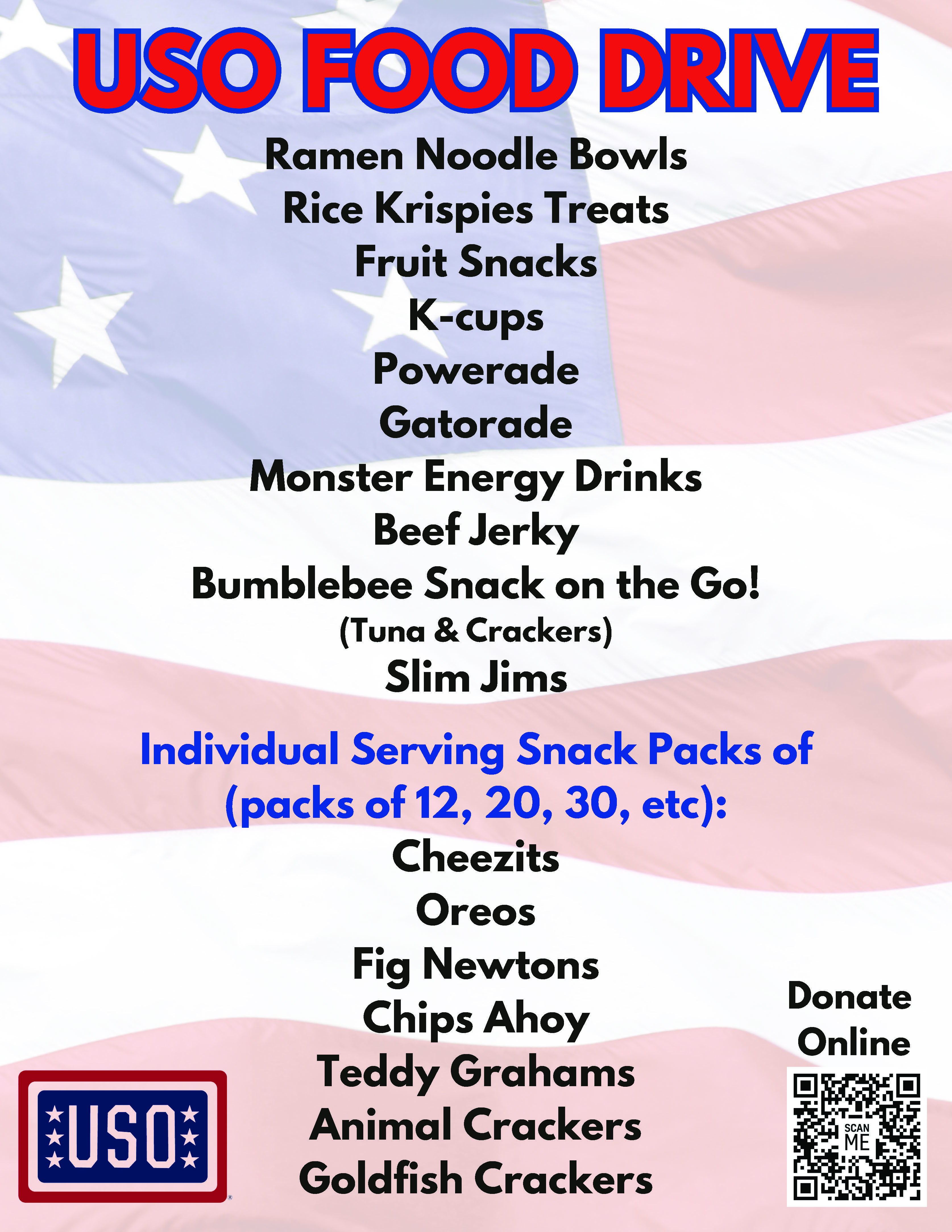 USO Food Drive