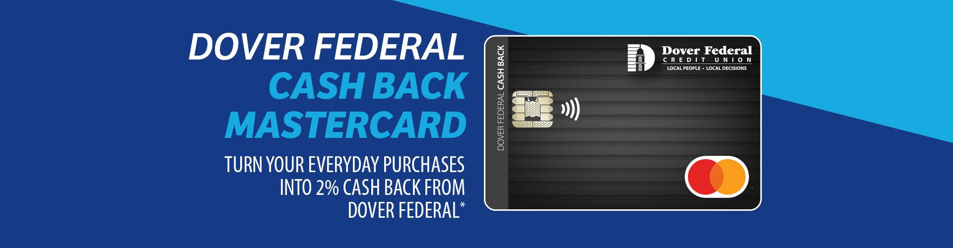 Dover Federal Cash Back Mastercard